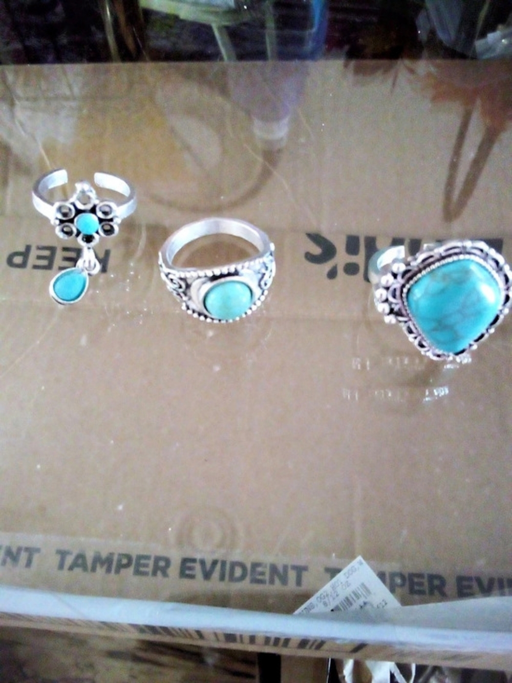Turquoise-Color Jewelry Set
